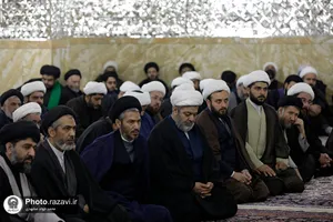 دیدار اعضاء مجمع خطبای حوزه علمیه خراسان با تولیت آستان قدس رضوی