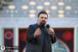 مراسم چهارپایه خوانی در حرم مطهر رضوی