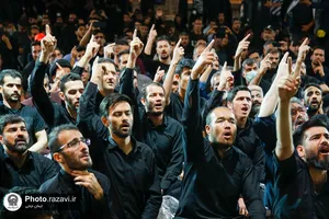 مراسم عزاداری ناشنوایان در حرم مطهر رضوی