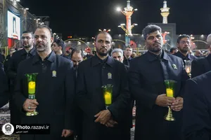 آئین خطبه&zwnj;خوانی شب عاشورا در حرم مطهر رضوی-2