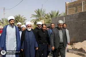 دیدار تولیت آستان قدس رضوی با خانواده جانباختگان حادثه معدن طبس