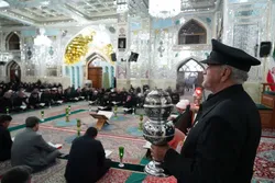 سبحه؛ شبی که خادمان طبسی، مهمان بانوی کرامت شدند
