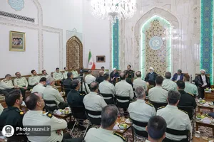 دیدار فرماندهان انتظامی استان خراسان رضوی با تولیت آستان قدس رضوی
