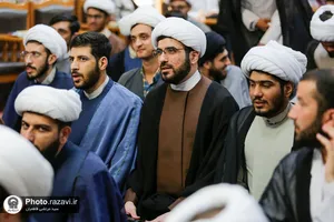 عمامه&zwnj;گذاری طلاب دانشگاه علوم اسلامی رضوی