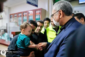 بازدید وزیر بهداشت از دارالشفای امام رضا علیه&zwnj;السلام