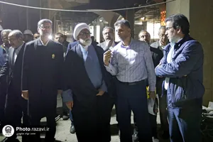 بازدید تولیت آستان قدس رضوی از فعالیت&zwnj;های عمرانی حرم مطهر