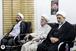 مراسم بزرگداشت شهدای سانحه هوایی رئیس جمهور و هیئت همراه در مشهد