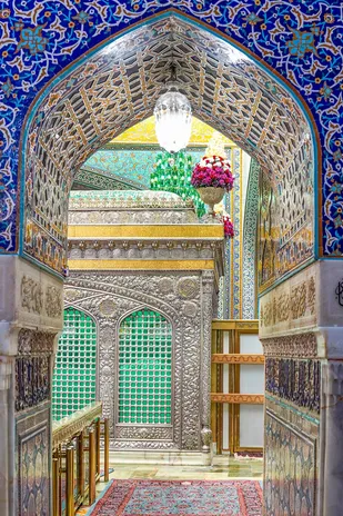 عکس با کیفیت : ضریح مطهر امام رضا علیه السلام