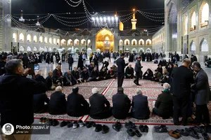 حال و هوای حرم مطهر رضوی در شب شهادت امام هادی علیه&zwnj;السلام