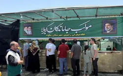 موکب ساوه پذیرای اسکان بیش از ۷۰۰ زائر در مشهد