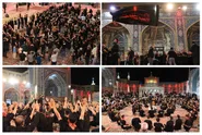 طنین ندای «یا حسین (ع)» کردستانی‌ها در حریم رضوی