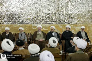دیدار اساتید پیشکسوت حوزه علمیه مشهد با تولیت آستان قدس رضوی