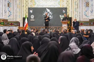 مراسم عزاداری ویژه ناشنوایان در حرم مطهر رضوی