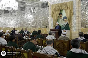 دیدار فرماندهان نواحی و حوز&zwnj;ه&zwnj;های بسیج با تولیت آستان قدس رضوی