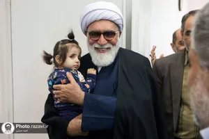 حضور تولیت آستان قدس رضوی در جمع دانش آموزان نابینای مشهدی