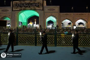 مراسم شام غریبان امام رضا علیه&zwnj;السلام در حرم مطهر رضوی