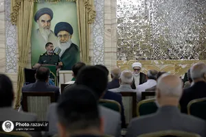 دیدار فرماندهان و پیشکسوتان دفاع مقدس با تولیت آستان قدس رضوی