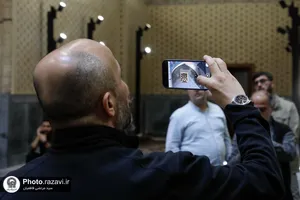 دیدار عوامل فیلم صیاد با تولیت آستان قدس رضوی