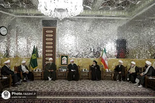 دیدار اساتید مدرسه تابستانه طلاب با تولیت آستان قدس رضوی