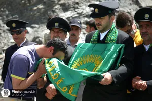 حضور خدام حرم مطهر رضوی در روستای ازغد