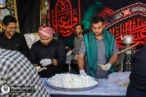 موکب آستان حسین بن موسی الکاظم در دهه آخر صفر