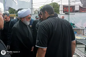 بازدید تولیت آستان قدس رضوی از موکب بنیاد رضوی