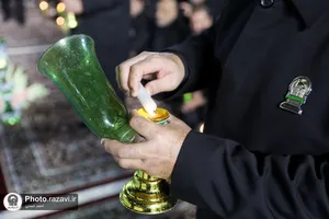 آیین خطبه&zwnj;خوانی شب عاشورای حسینی در حرم مطهر رضوی -1