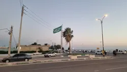 پرچم سبز رضوی در گناوه به اهتزاز در آمد