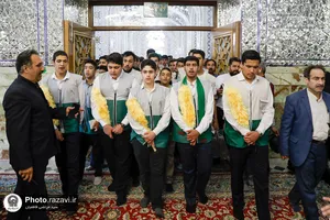 اذن خدمت خادمیاران نوجوان رضوی در حرم مطهر رضوی