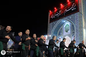 عزاداری سنتی شب ششم محرم در &laquo;حسینیه حرم&raquo;