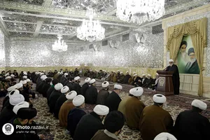 دیدار اعضاء مجمع خطبای حوزه علمیه خراسان با تولیت آستان قدس رضوی