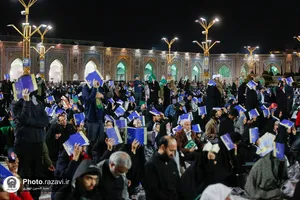 مراسم احیا شب نوزدهم ماه مبارک رمضان در حرم مطهر رضوی - 3