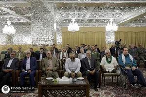 دیدار فرماندهان و پیشکسوتان دفاع مقدس با تولیت آستان قدس رضوی