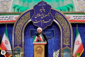 مراسم سالروز پیروزی انقلاب اسلامی در حرم مطهر رضوی