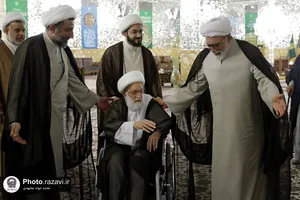 دیدار شیخ عیسی قاسم، رهبر شیعیان بحرین با تولیت آستان قدس رضوی