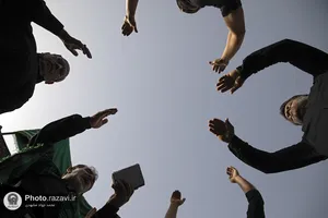عزاداری روز شهادت امام رضا علیه&zwnj;السلام در حرم مطهر رضوی-1