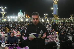 مراسم احیا شب نوزدهم ماه مبارک رمضان در حرم مطهر رضوی - 2