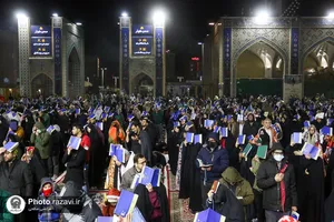 مراسم احیا شب نوزدهم ماه مبارک رمضان در حرم مطهر رضوی - 2