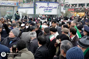 راهپیمایی پرشکوه 22 بهمن در مشهد