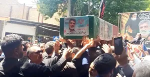 وداع باشکوه اقلید با سردار مقاومت و مدافع امنیت کشور + تصاویر