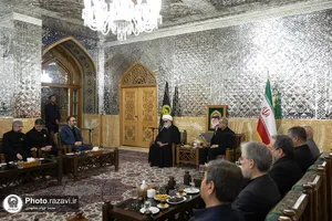 دیدار رئیس جمهور با تولیت آستان قدس رضوی