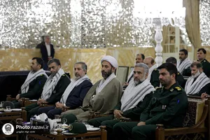 دیدار فرماندهان نواحی و حوز&zwnj;ه&zwnj;های بسیج با تولیت آستان قدس رضوی