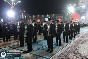 آئین خطبه&zwnj;خوانی شب عاشورا در حرم مطهر رضوی-2