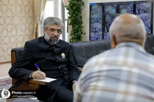 دیدار مردمی مدیر عالی حرم مطهر رضوی