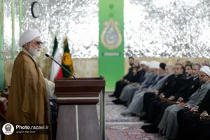 آیین اعطای احکام خدمه حرم مطهر رضوی