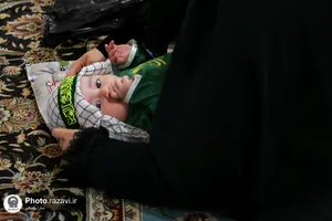 آیین معنوی &laquo;شیرخوارگان حسینی&raquo; در حرم مطهر رضوی