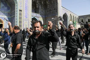 عزاداری روز شهادت امام رضا علیه&zwnj;السلام در حرم مطهر رضوی -1