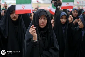 آیین نواختن زنگ مهر رضوی

