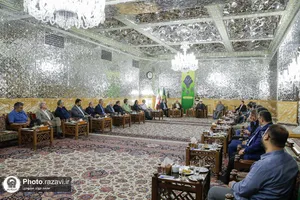 دیدار داوران چهارمین جشنواره بین&zwnj;المللی رسانه&zwnj;ای امام رضا علیه&zwnj;السلام با تولیت آستان قدس رضوی