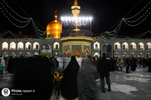 حال و هوای حرم مطهر رضوی در شب شهادت موسی بن جعفر علیه السلام